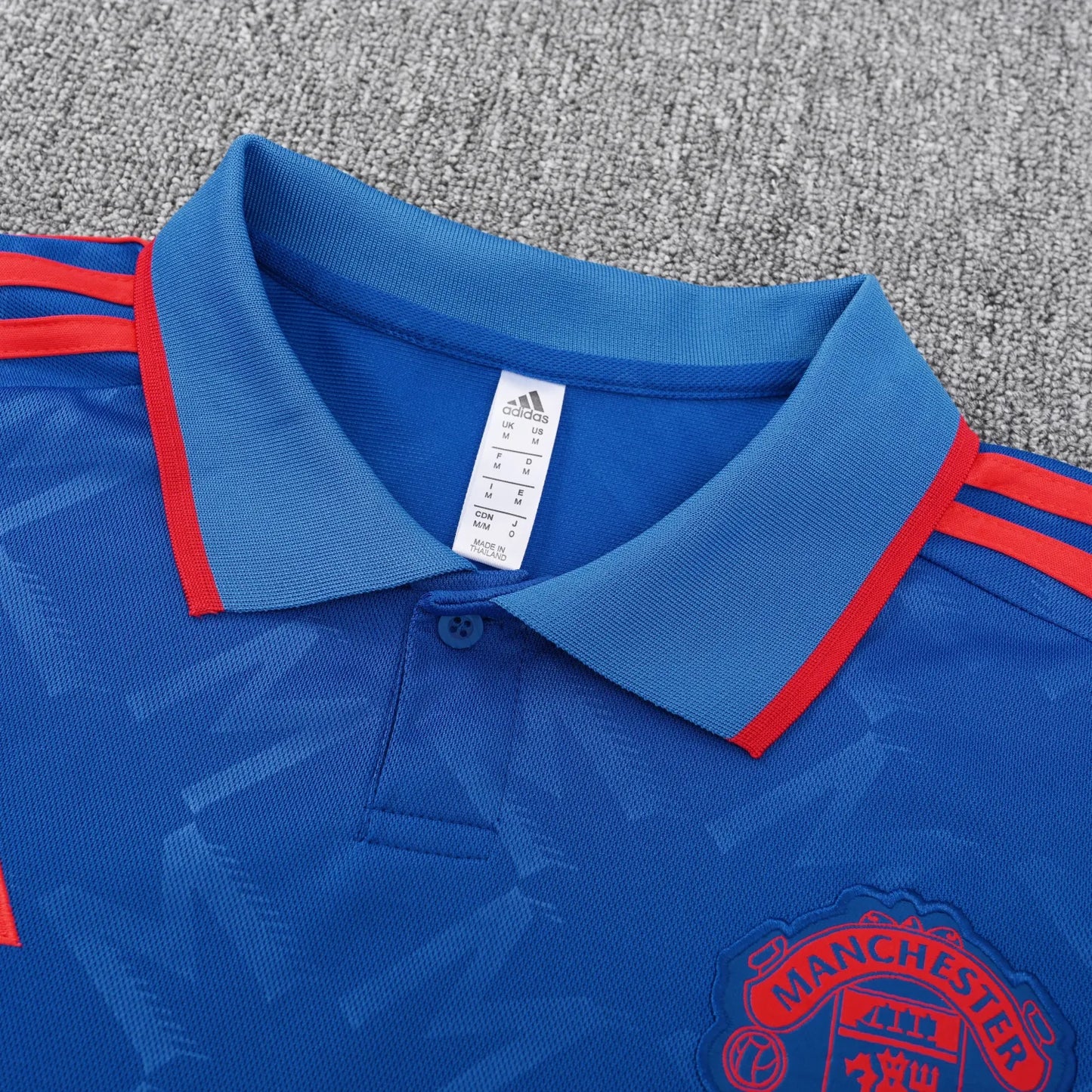 Manchester United Blue Polo Kit 25-26