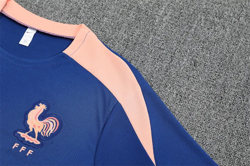2025 France Short Sleeve Training Suit