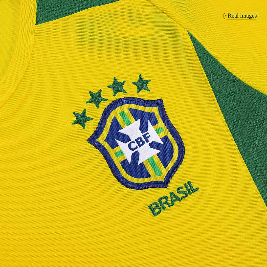 Brazil RONALDINHO #11 Home Jersey Retro 2002/03