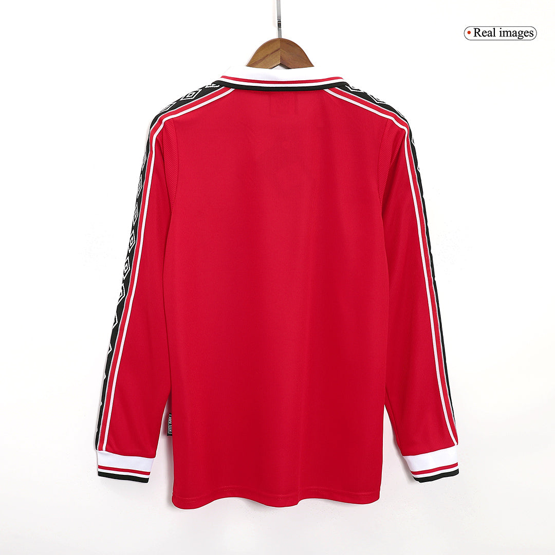 Manchester United Home Jersey Retro 1998/99 - Long Sleeve