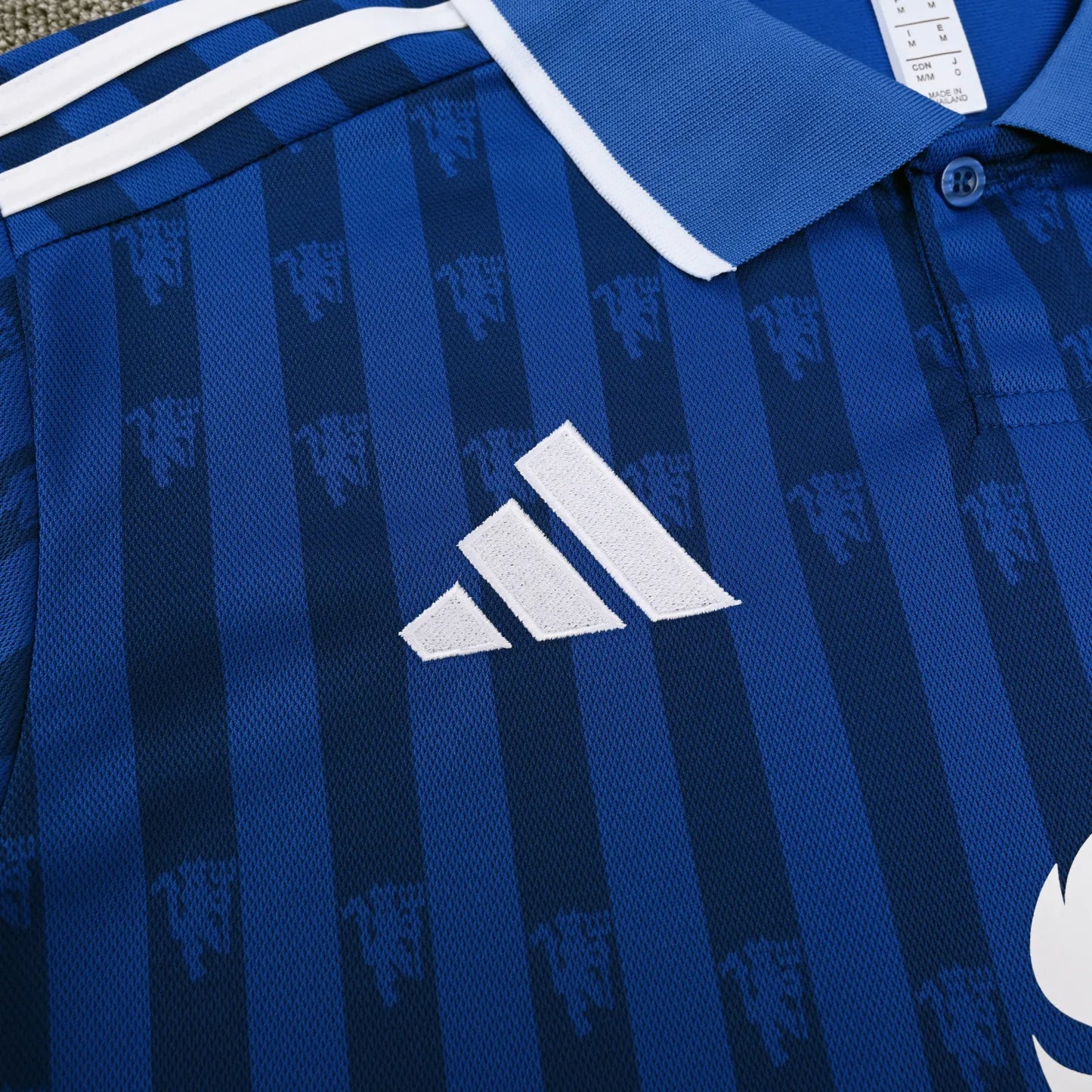 Manchester United Blue Polo Kit 25-26