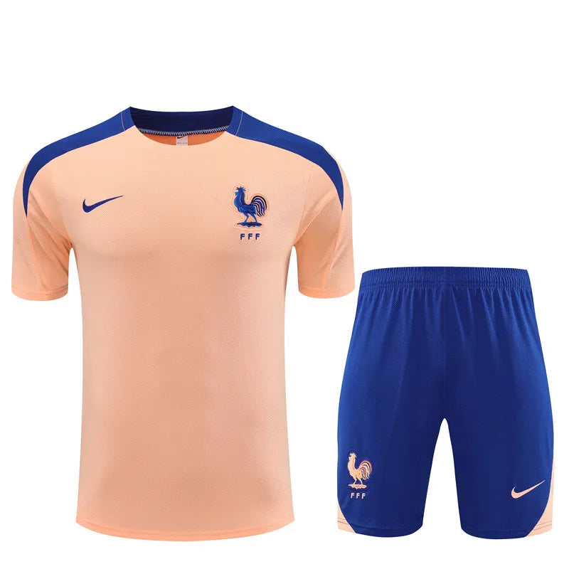 2025 France Short Sleeve Training Suit