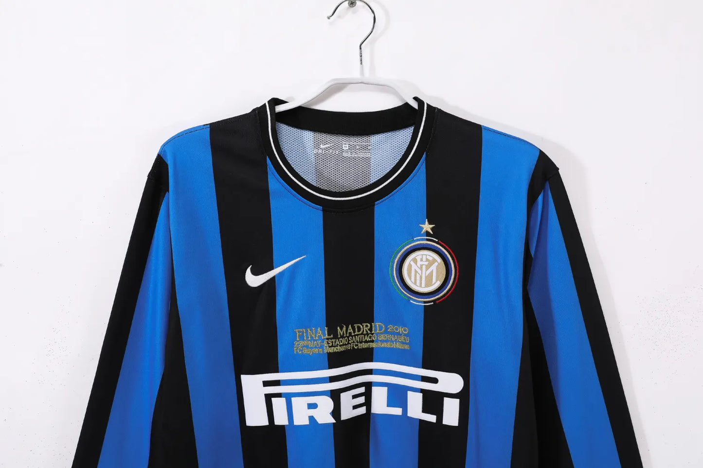 Inter Milan Home Kit Retro Long Sleeve 09-10