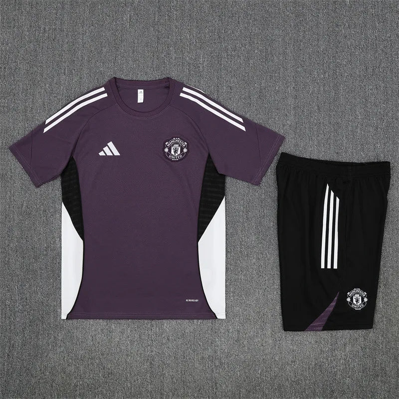 25-26 Manchester United Short Sleeve Training Suit
