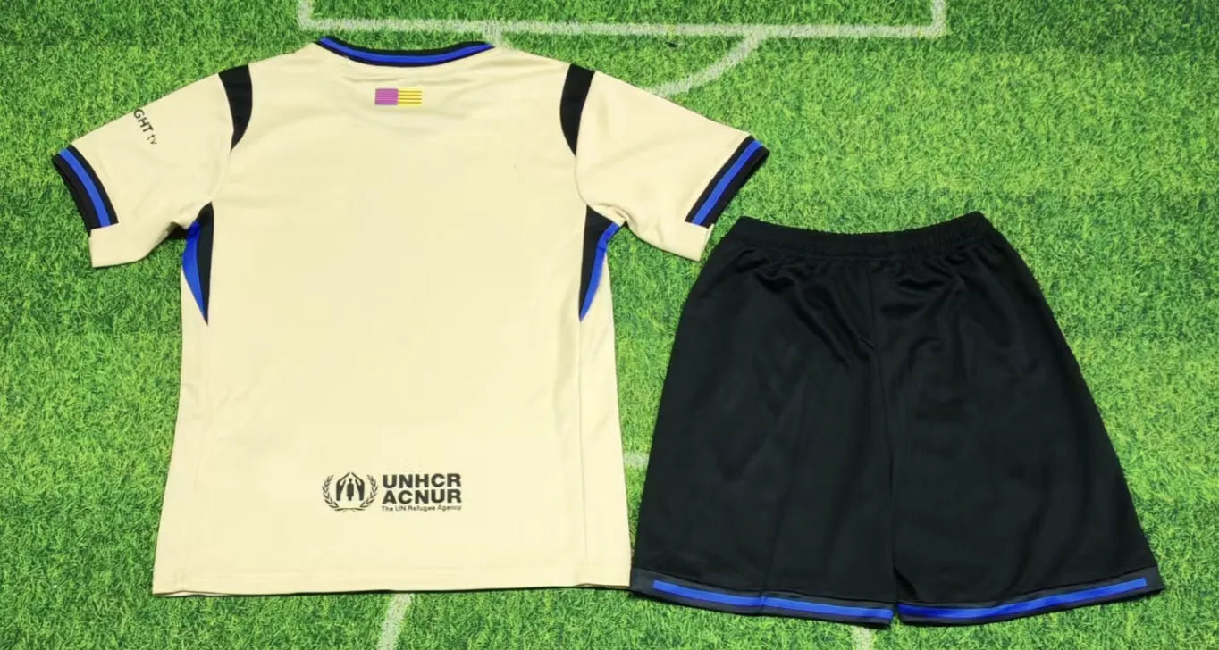 25-26 Barcelona Away Kids Kit