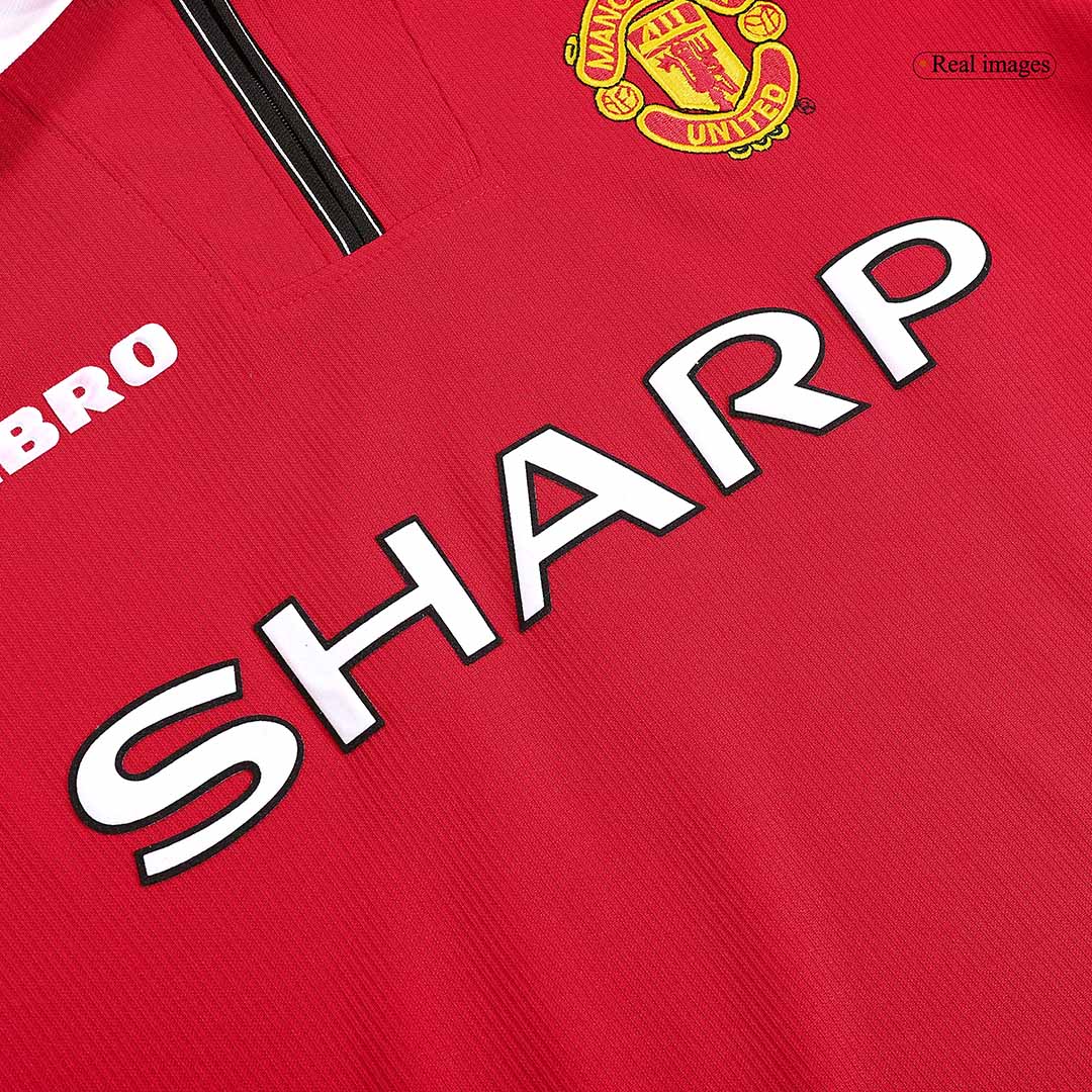 Manchester United Home Jersey Retro 1998/99 - Long Sleeve