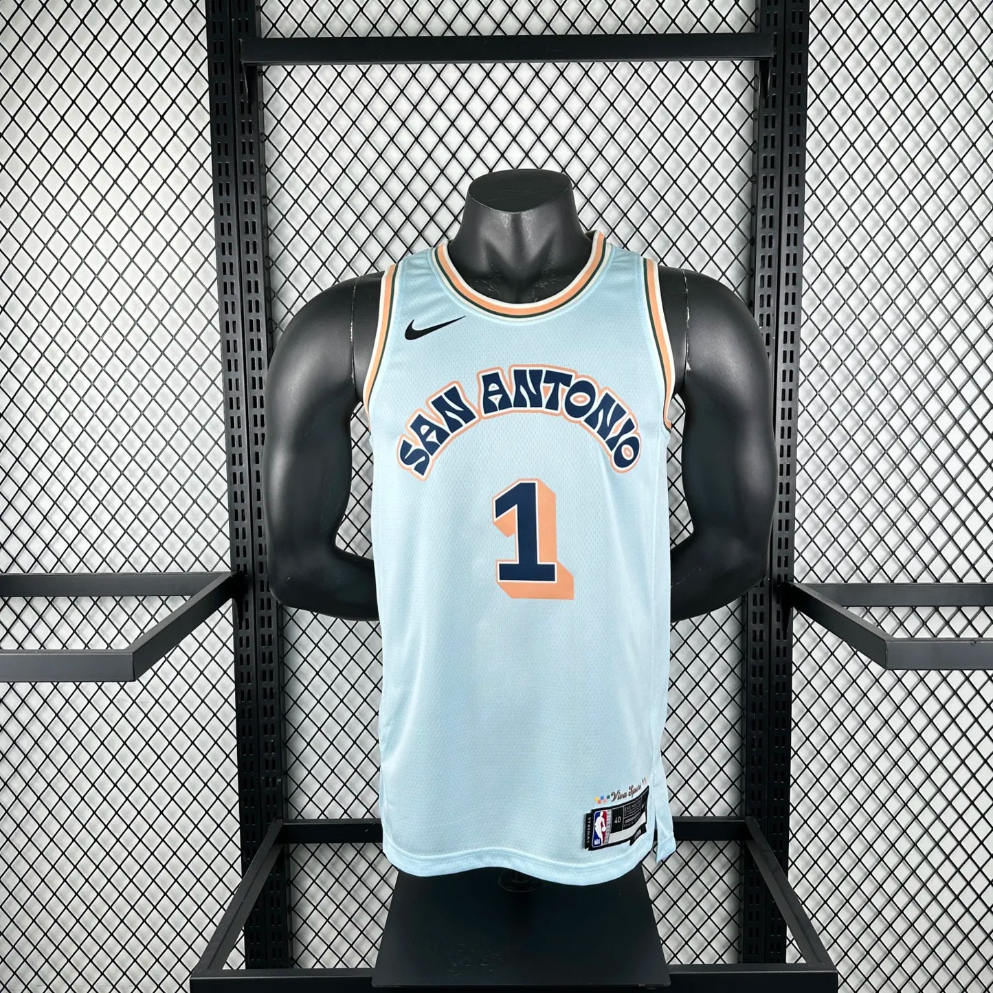 WEMBANYAMA#1 Spurs 2025 NBA Kit