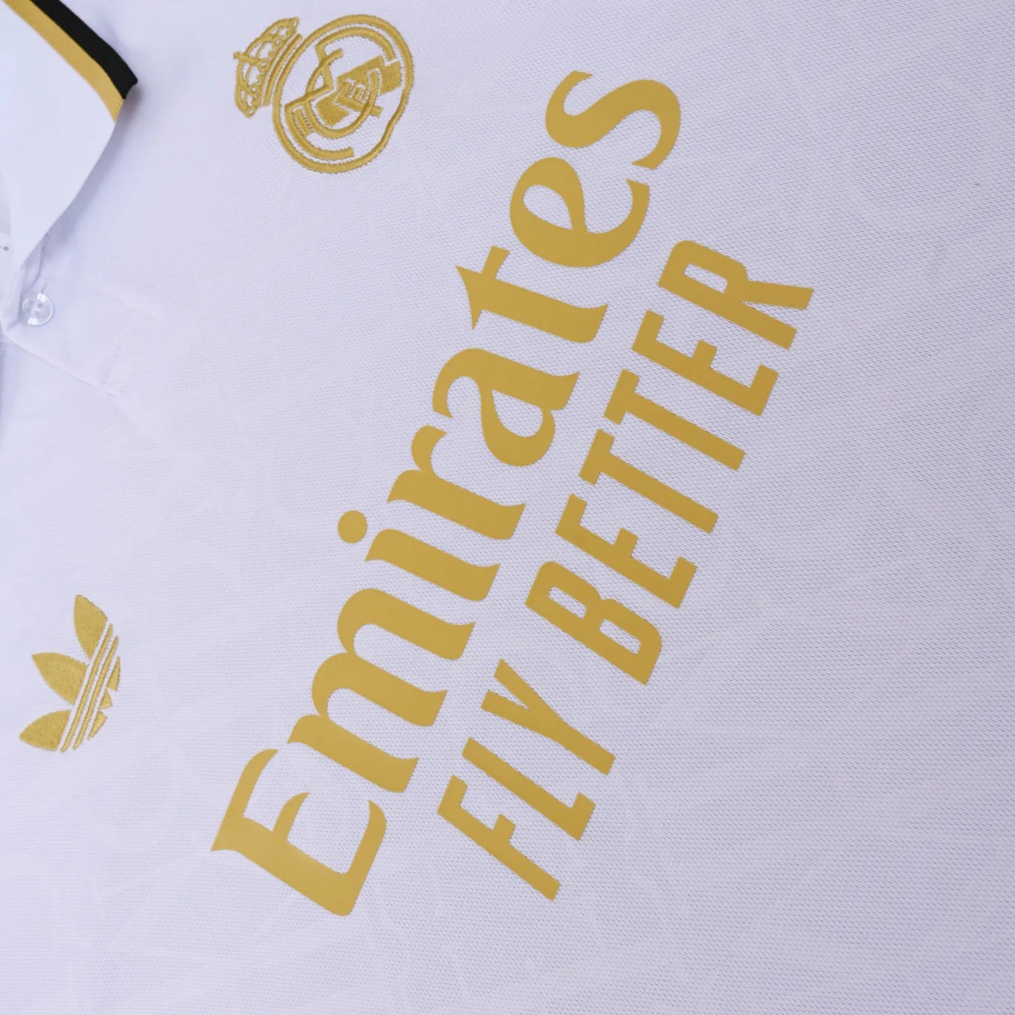 Real Madrid White Polo Kit 25-26