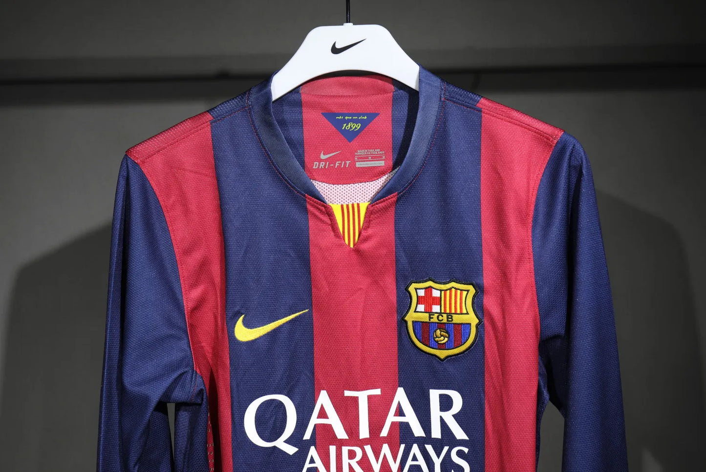 Barcelona Home Long Sleeve Kit Retro 14-15