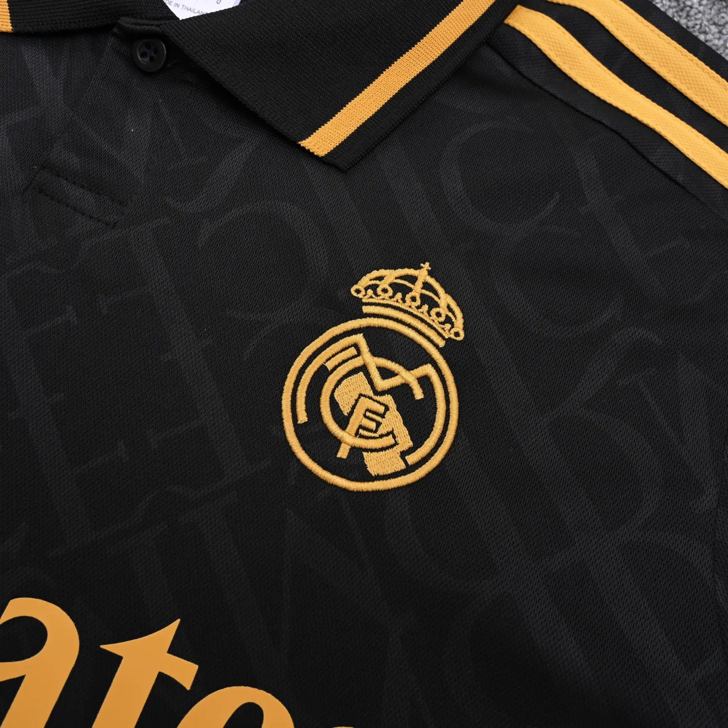 Real Madrid Black Polo Kit 25-26