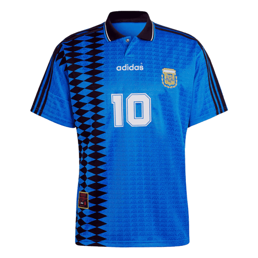 Argentina #10 Away Jersey Retro 1994