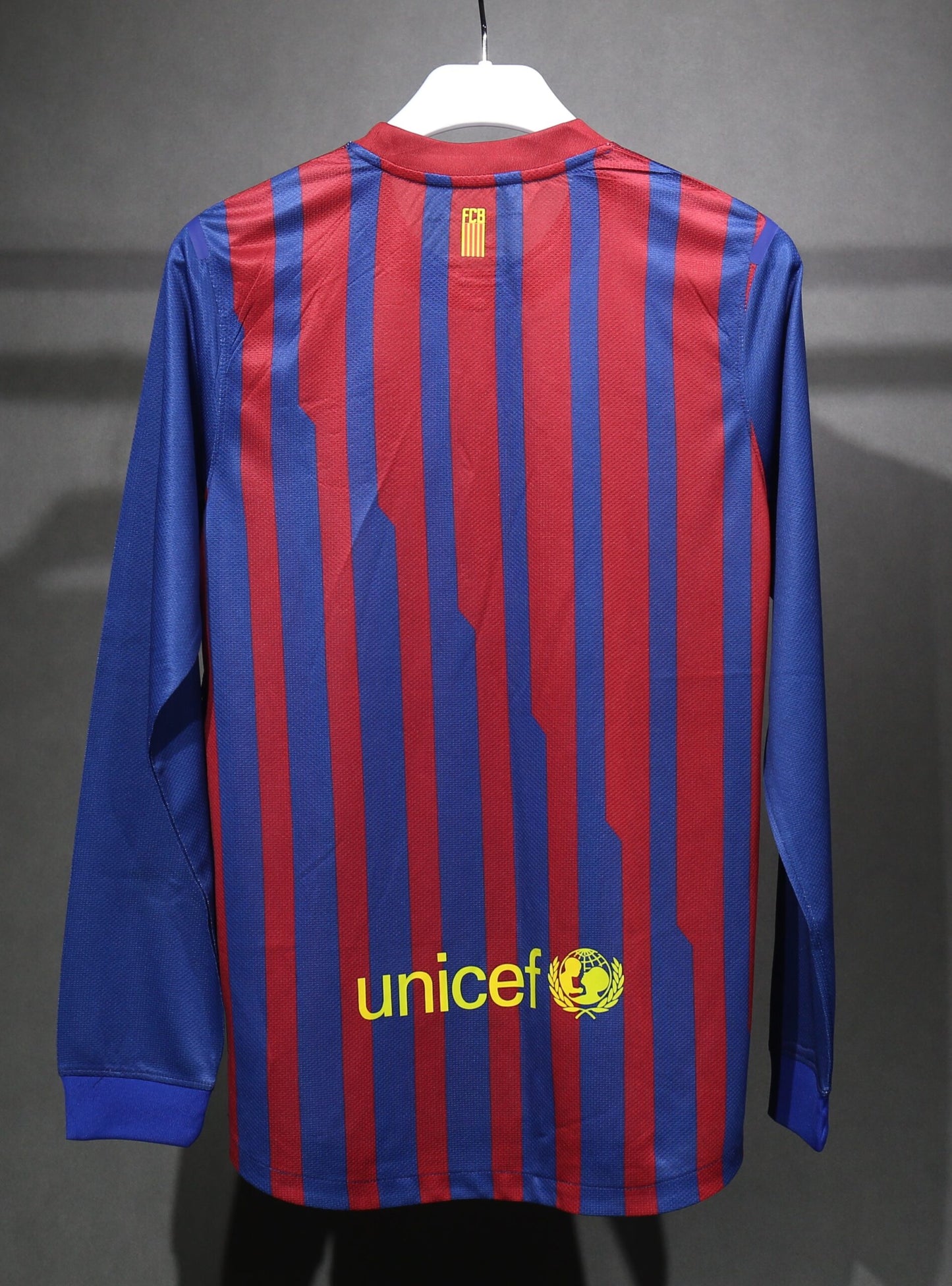 Barcelona Home Kit Long Sleeve Retro11-12