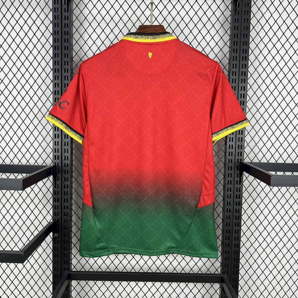 AC Milan x OFF WHITE RED 2025 Fan