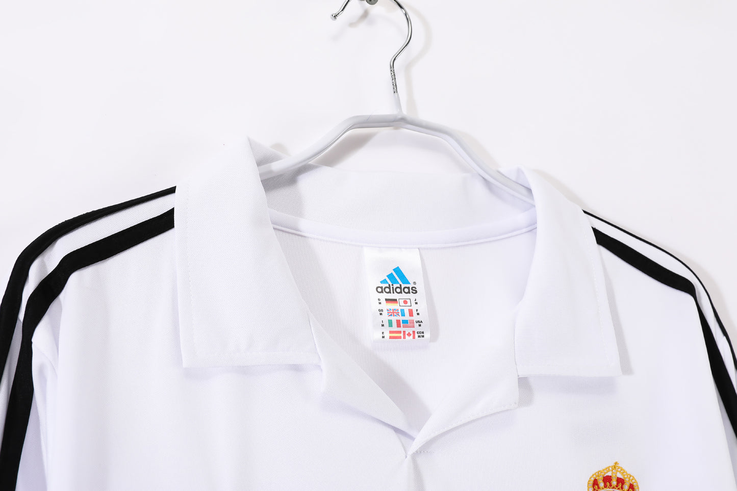 Real Madrid Home Kit Long Sleeve Retro 02-03
