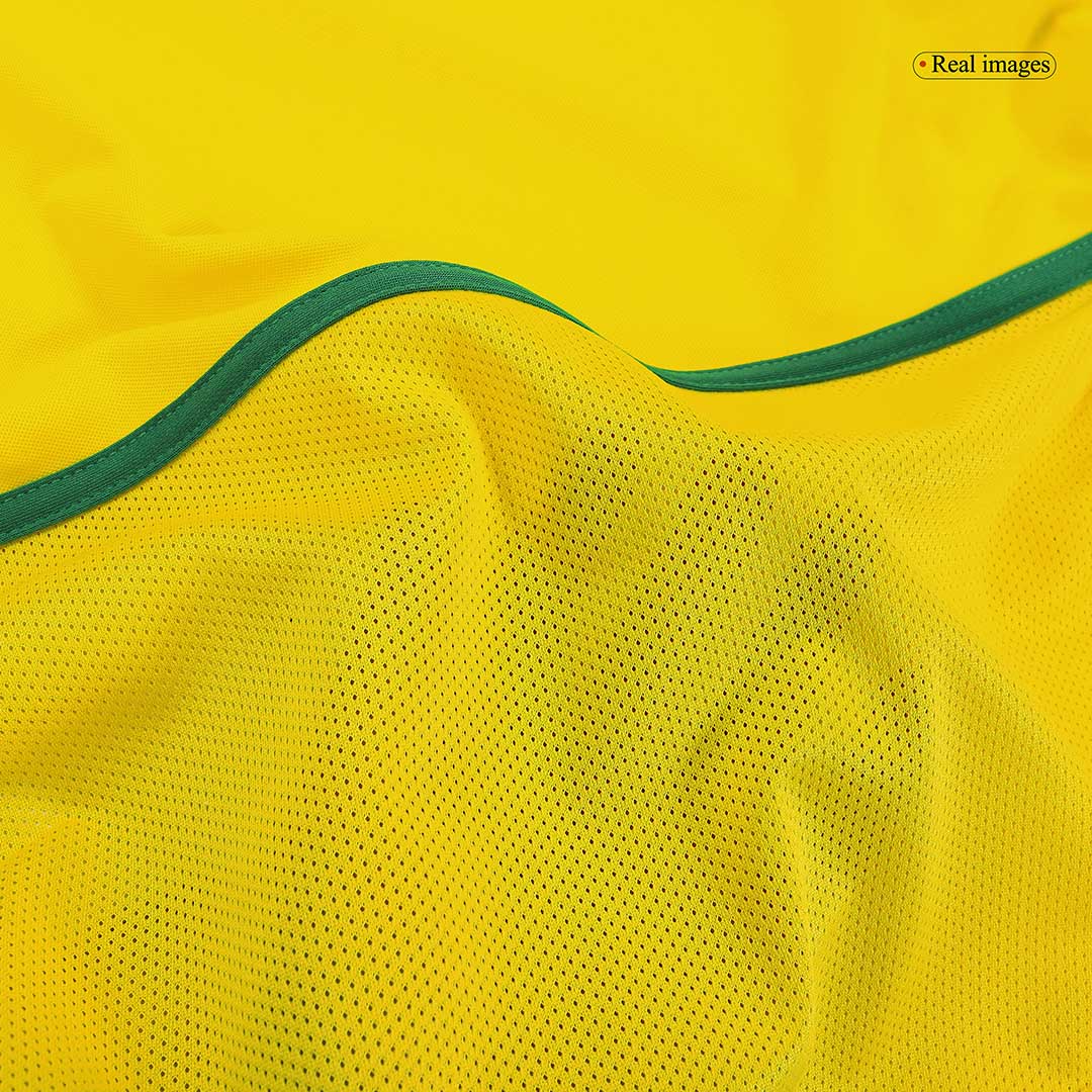 Brazil RONALDINHO #11 Home Jersey Retro 2002/03