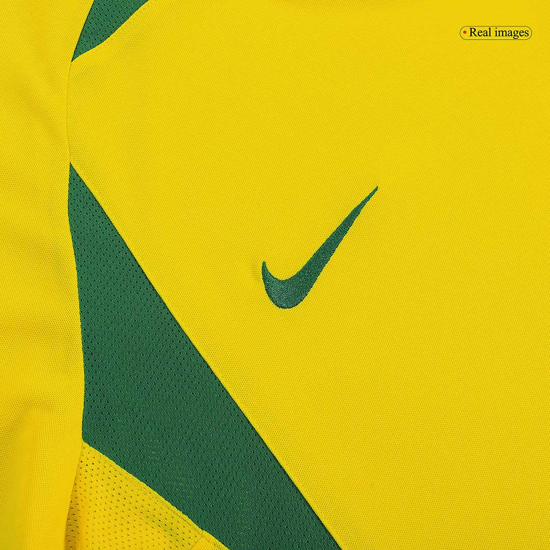 Brazil RONALDINHO #11 Home Jersey Retro 2002/03