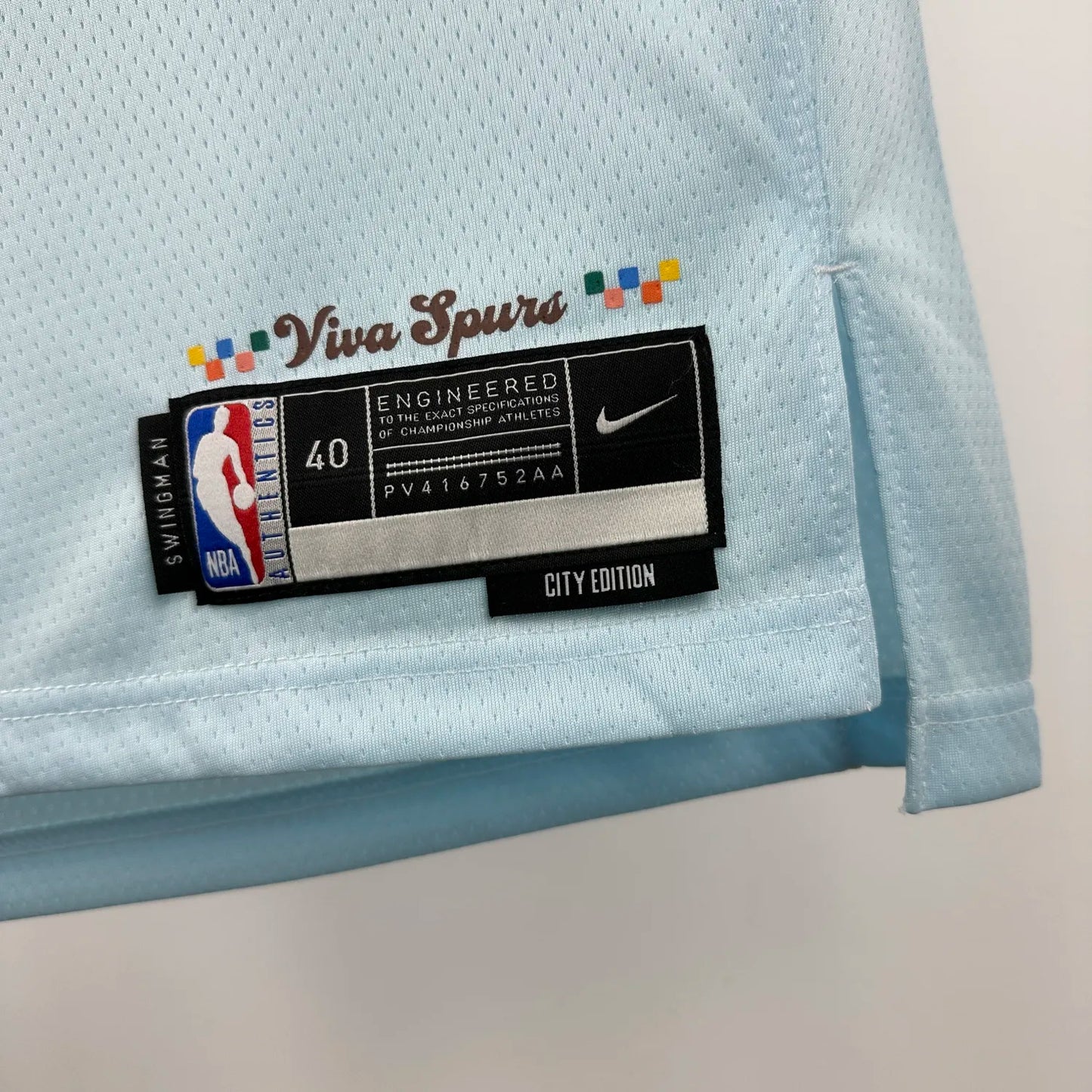 WEMBANYAMA#1 Spurs 2025 NBA Kit