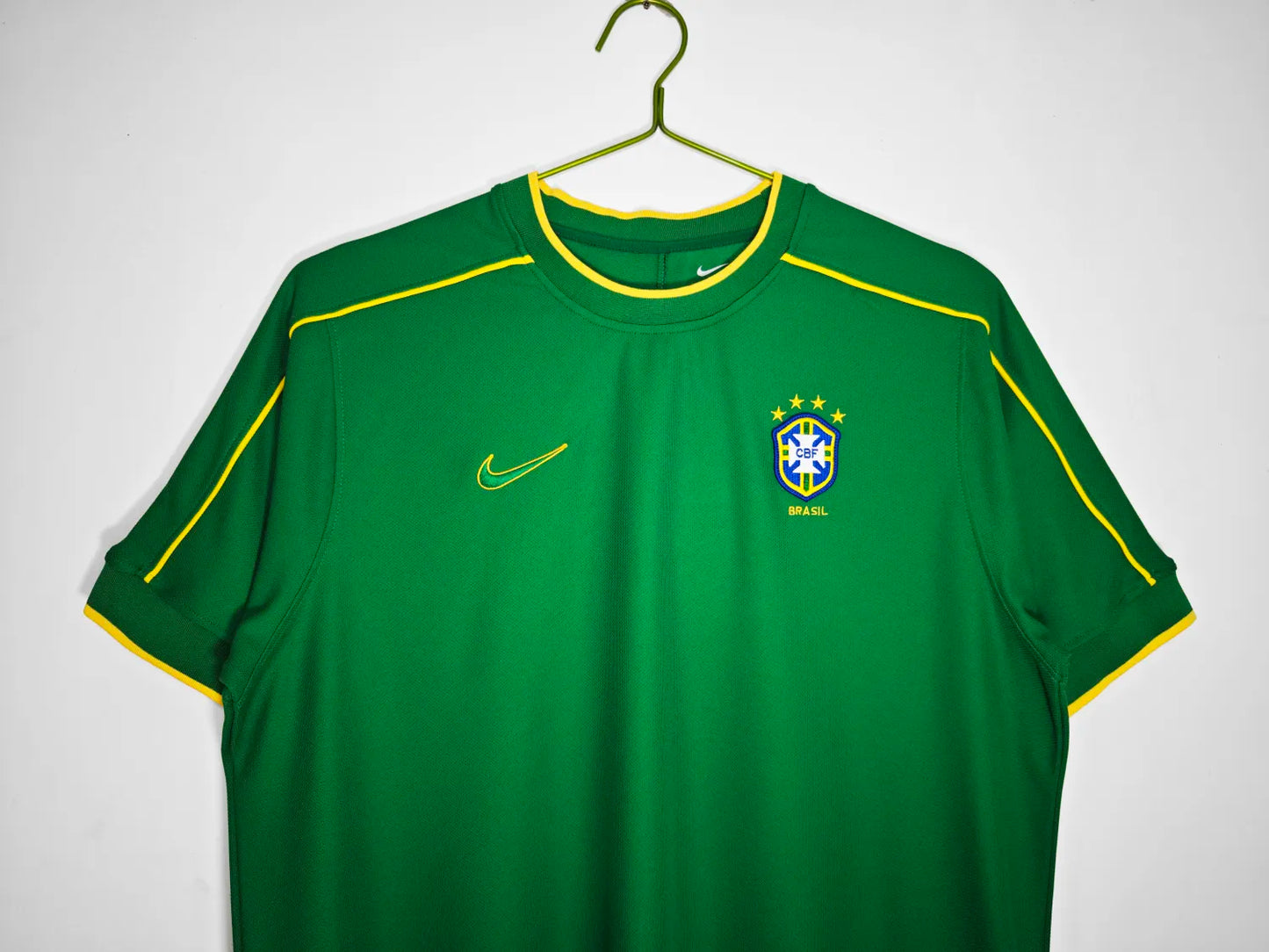 Brazil Goalkeeper Green Kit Retro 1998