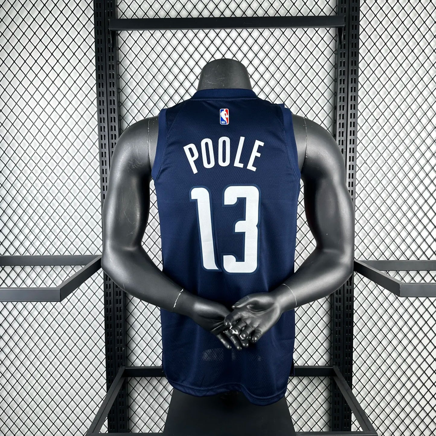 Poole#13 Washington Wizards 2025 NBA Blue Kit