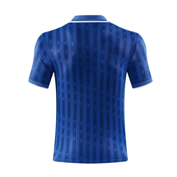 Manchester United Blue Polo Kit 25-26