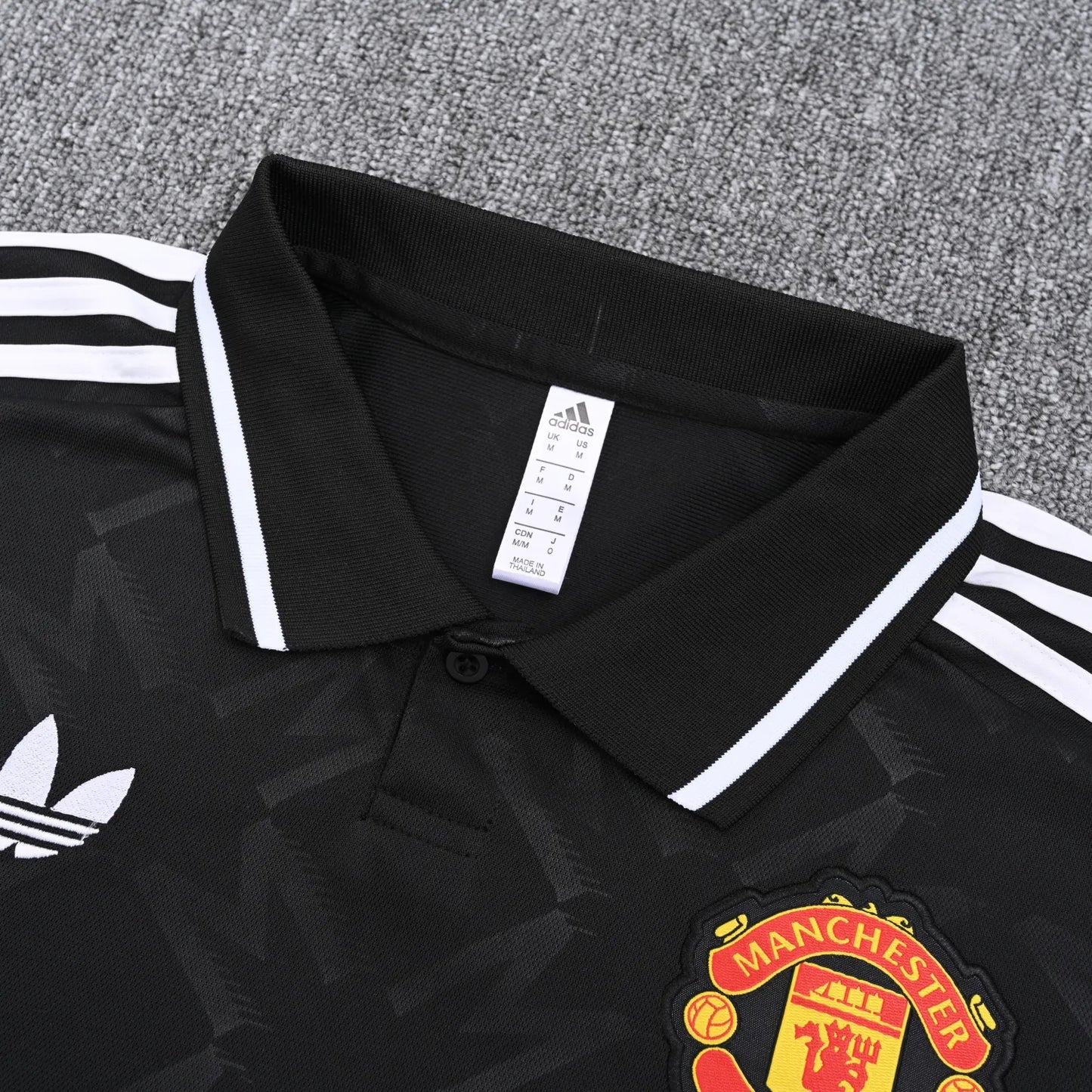 Manchester United Black Polo Kit 25-26