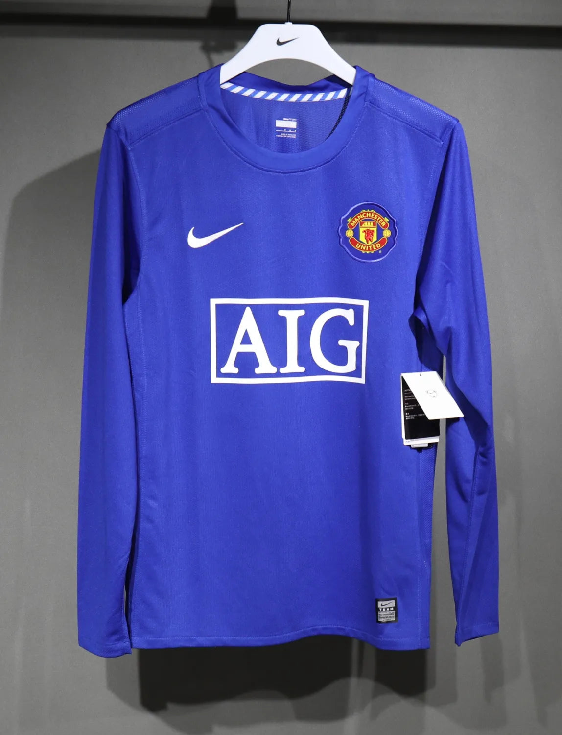 Manchester United Third Long Sleeve Kit Retro 08-09
