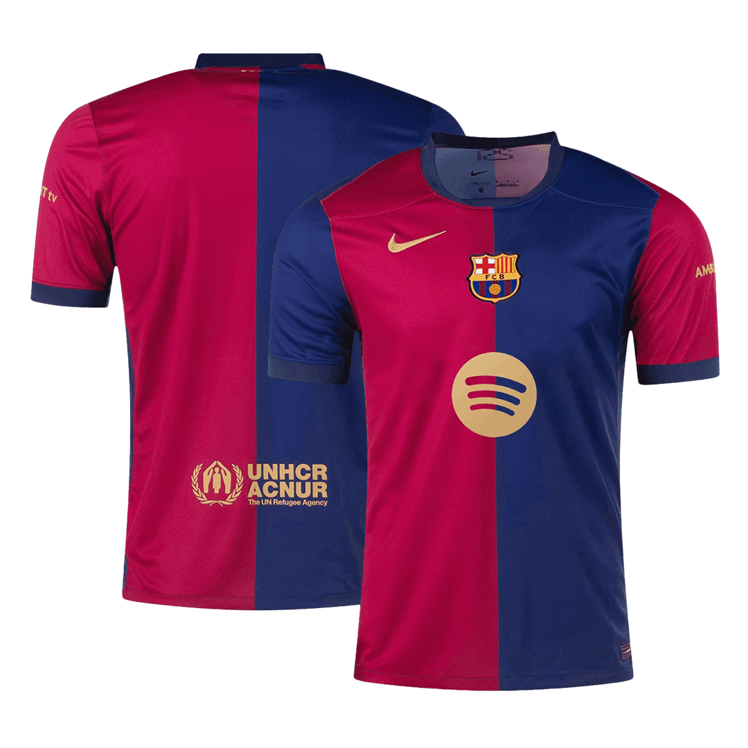 Barcelona Home Jersey 2024/25-Spotify Logo Without Text