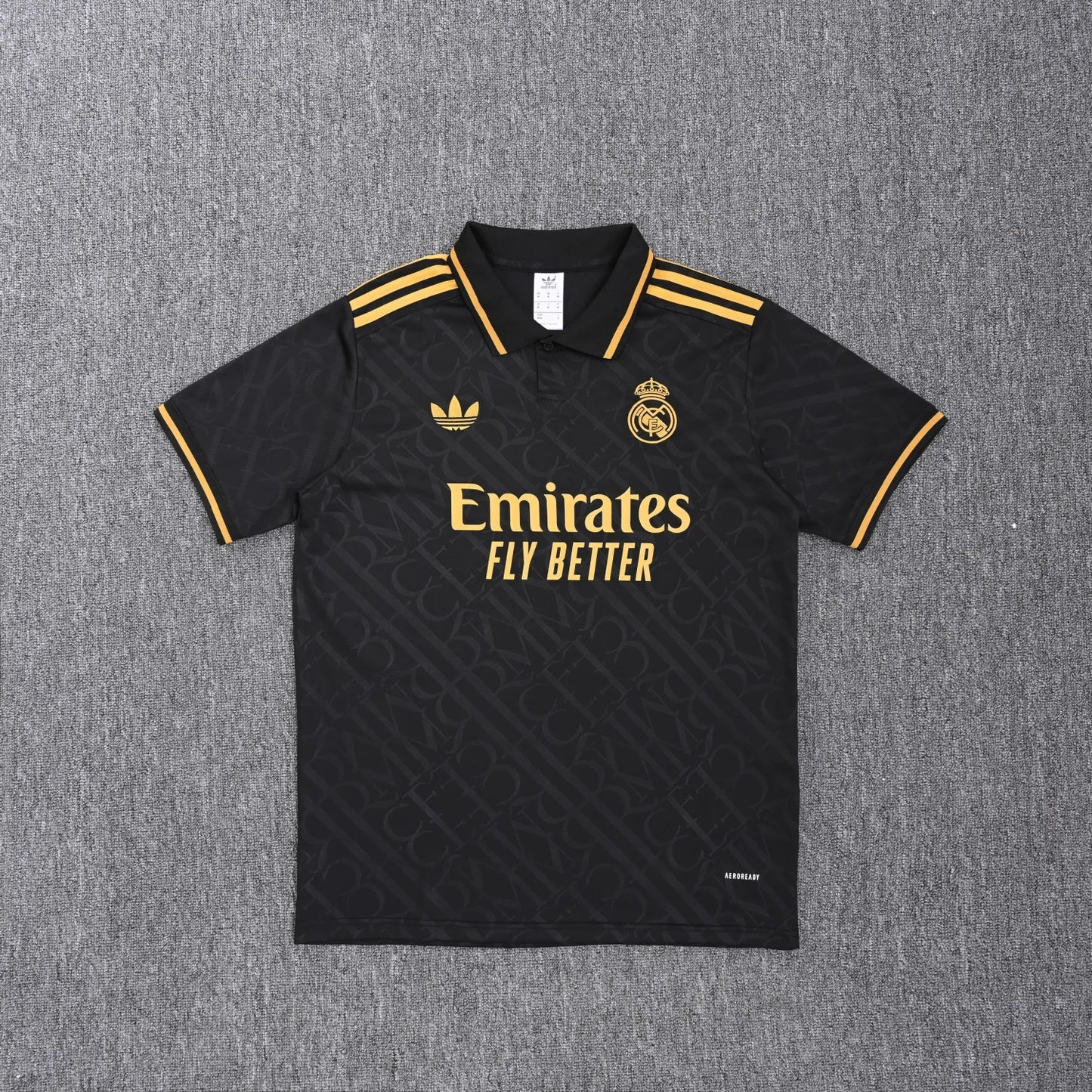 Real Madrid Black Polo Kit 25-26