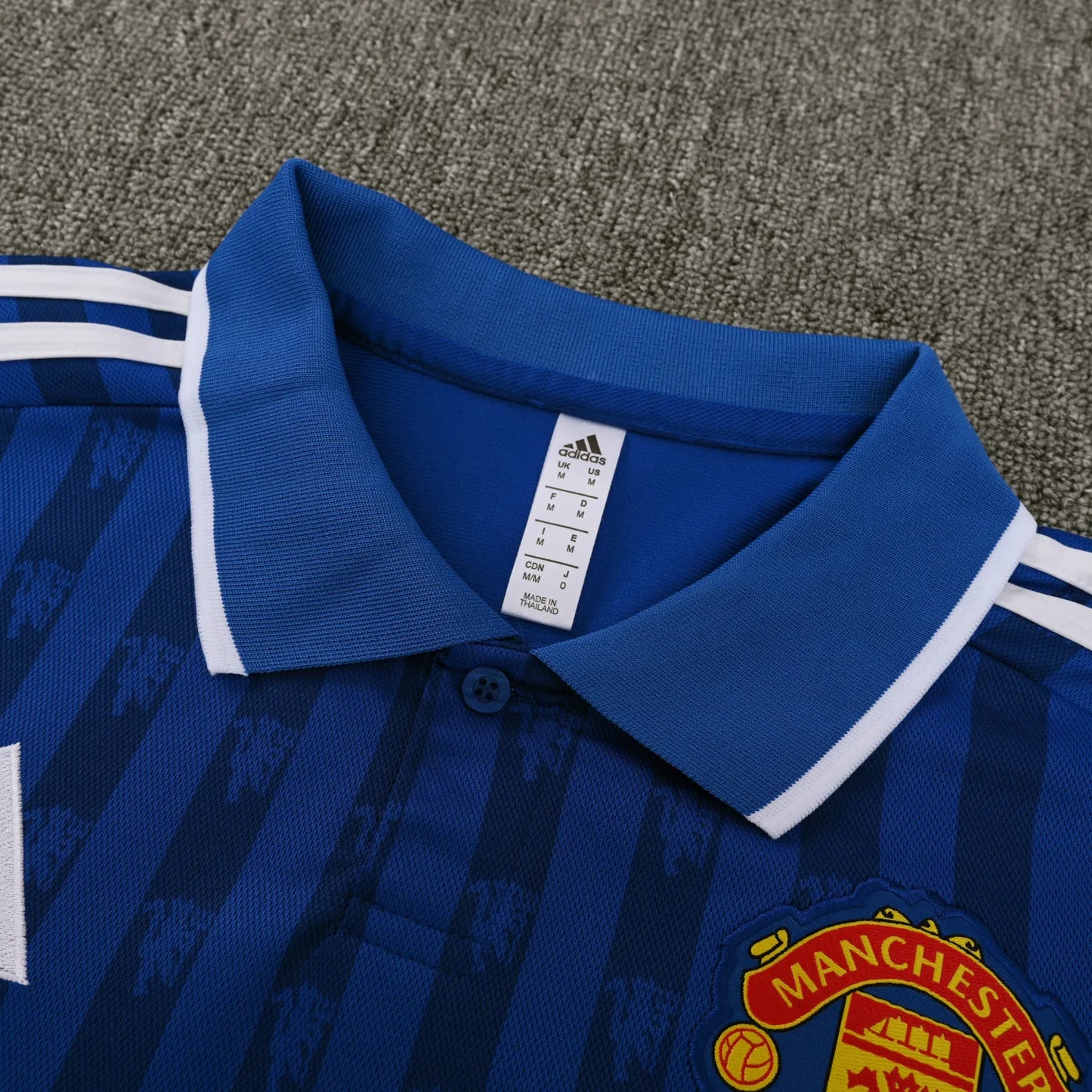 Manchester United Blue Polo Kit 25-26