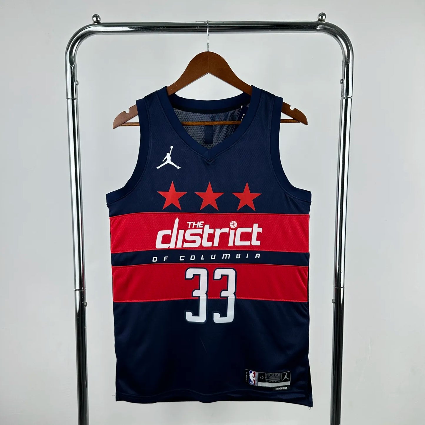 Kuzma#33 Washington Wizards 2025 NBA Blue Kit