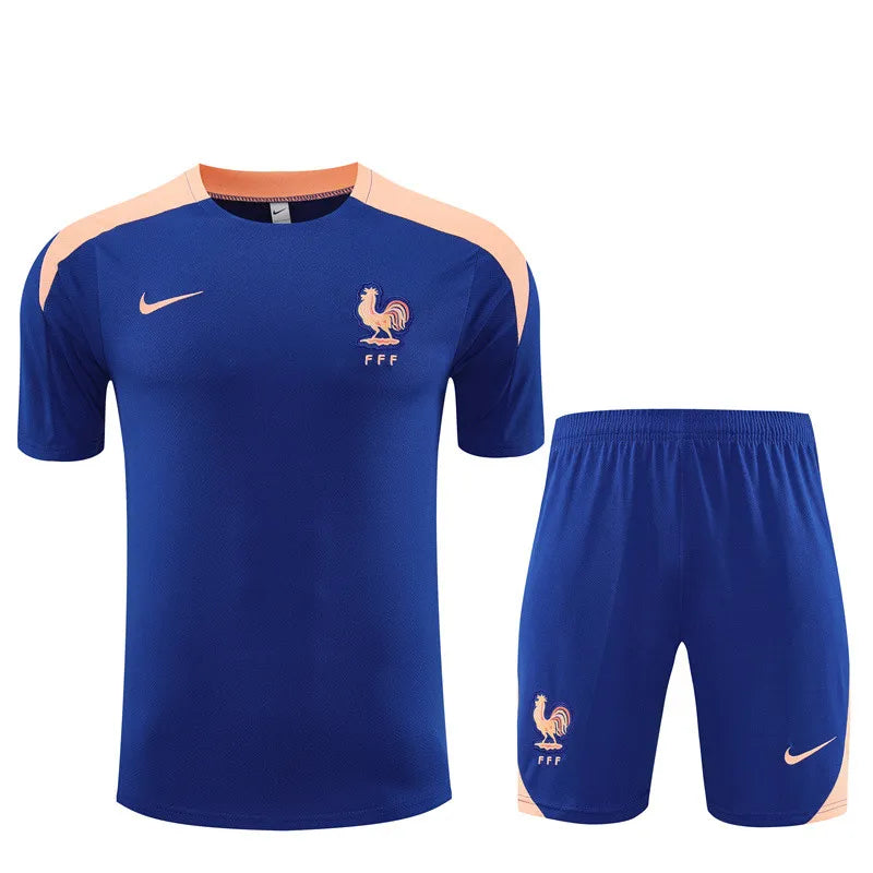 2025 France Short Sleeve Training Suit