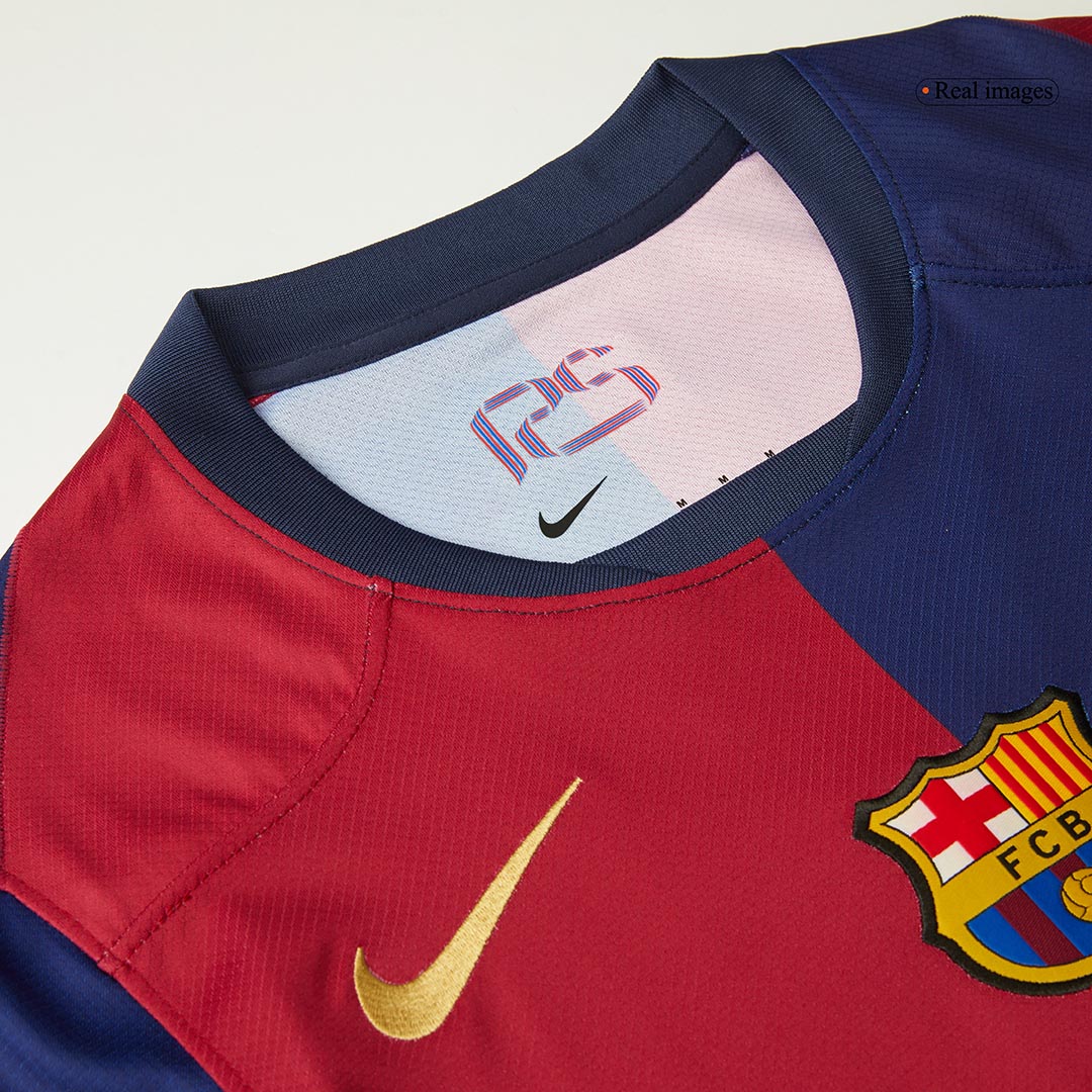 Barcelona Home Jersey 2024/25-Spotify Logo Without Text