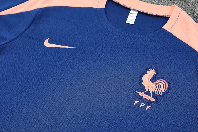 2025 France Short Sleeve Training Suit