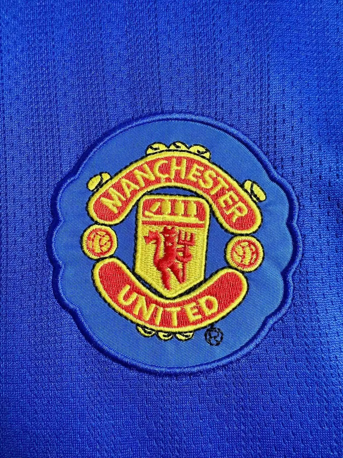 Manchester United Goalkeeper Blue Long Sleeve Kit Retro 07-08