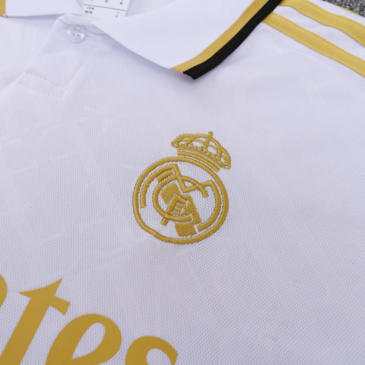 Real Madrid White Polo Kit 25-26