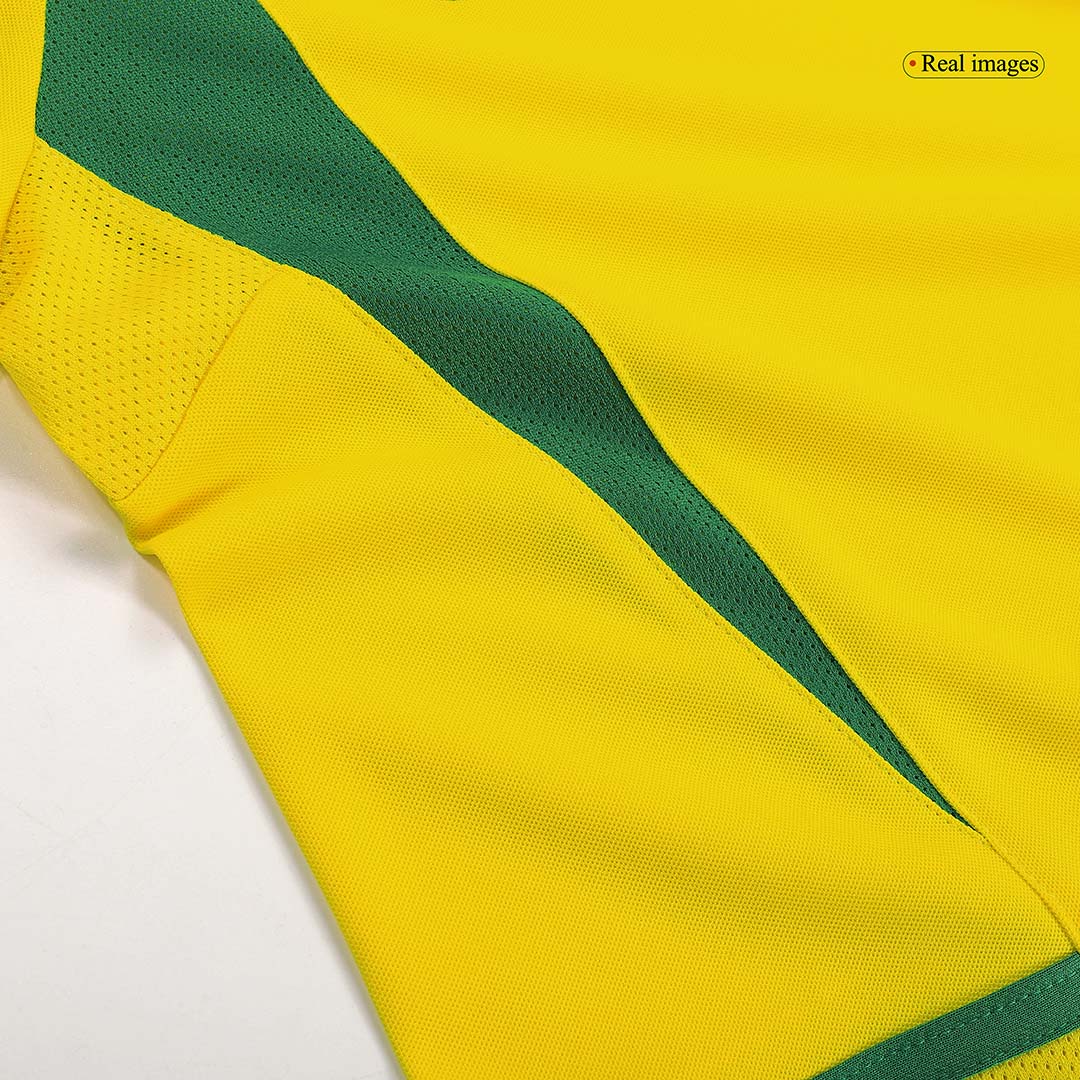 Brazil RONALDINHO #11 Home Jersey Retro 2002/03