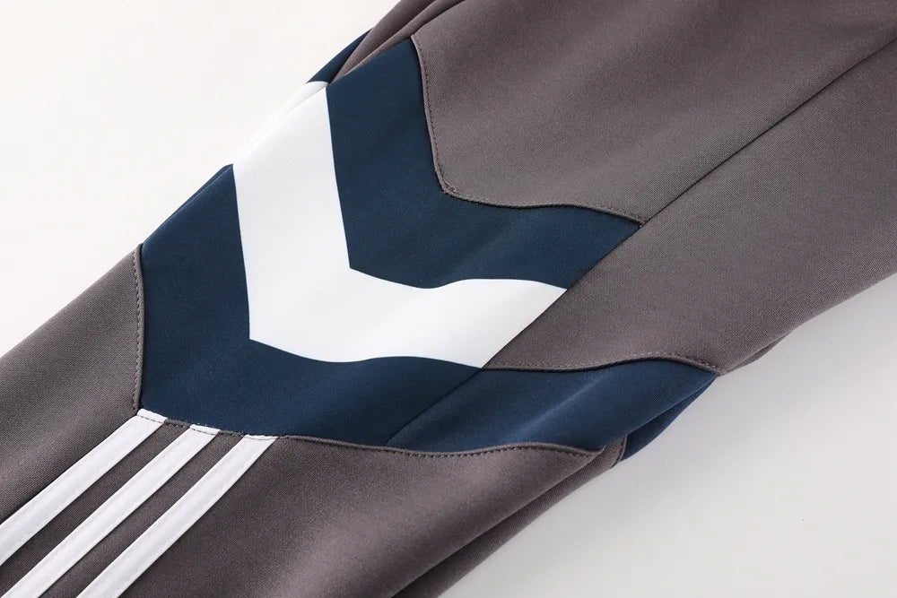 24-25 Real Madrid Grey Jacket Tracksuit