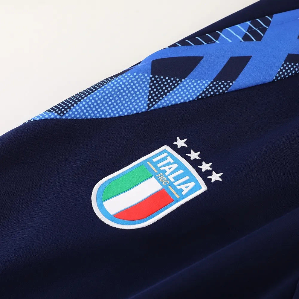2024 Italy Blue Jacket Tracksuit