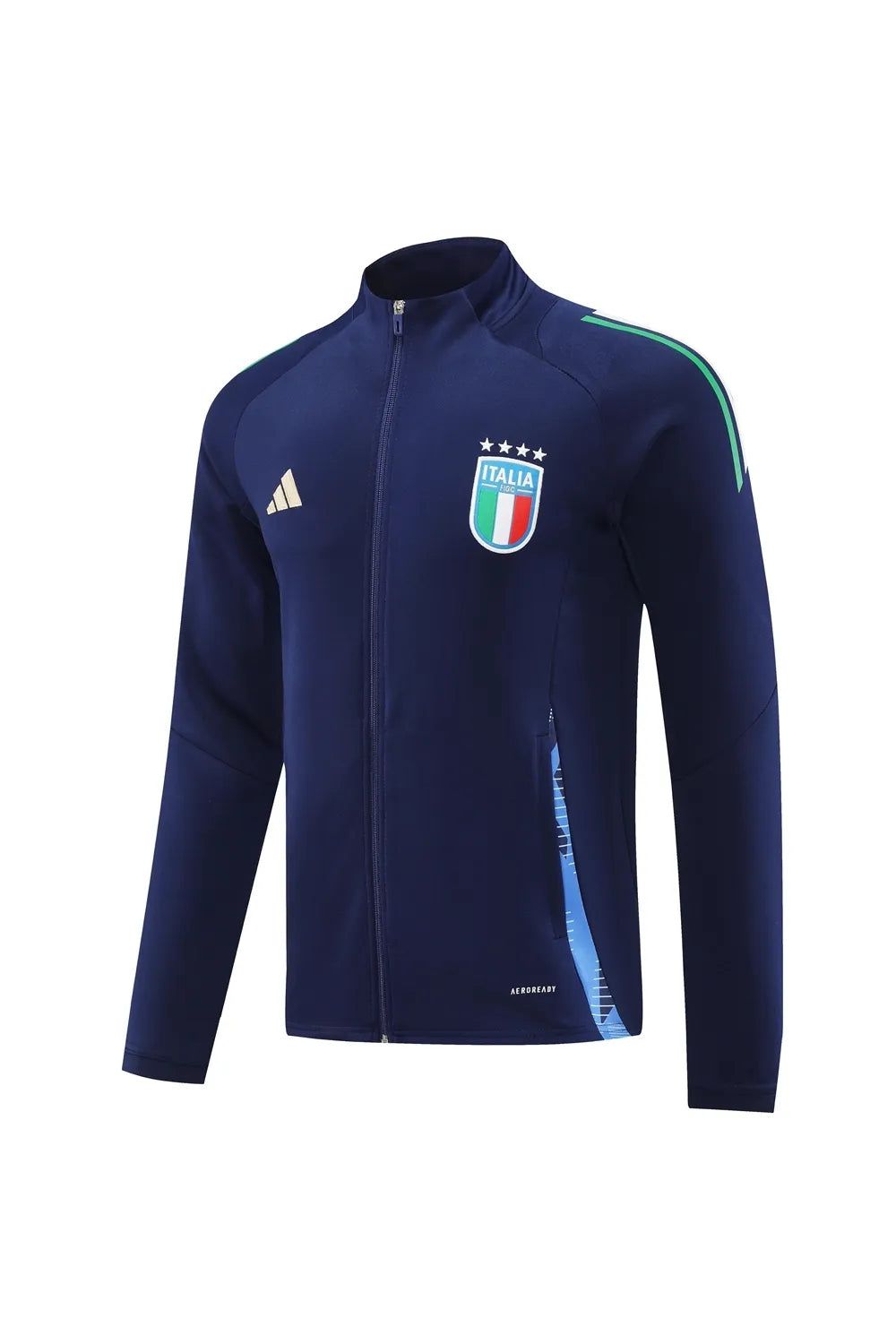 2024 Italy Blue Jacket Tracksuit