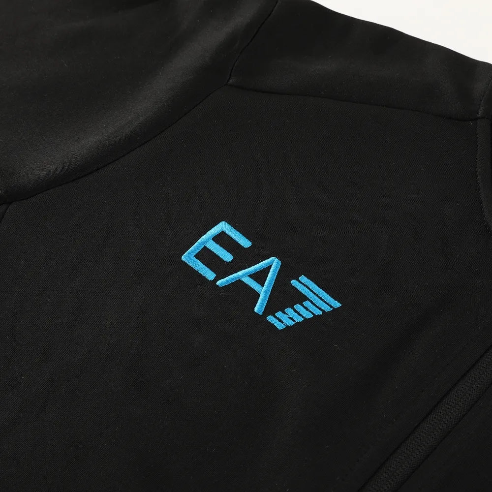 23-24 Napoli Black Jacket Tracksuit
