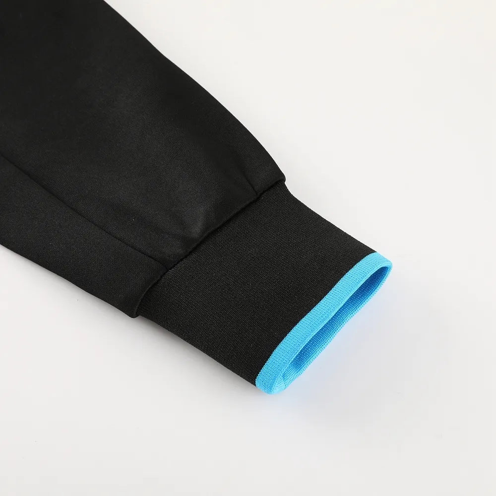 23-24 Napoli Black Jacket Tracksuit