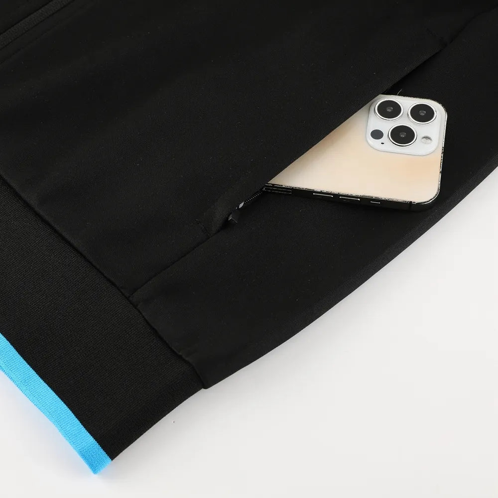 23-24 Napoli Black Jacket Tracksuit