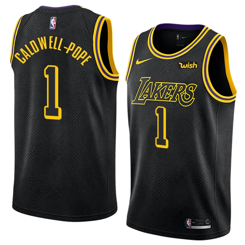 Lakers Mamba Black Hot Pressed Jersey