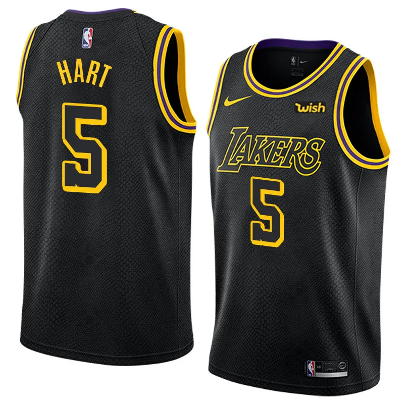Lakers Mamba Black Hot Pressed Jersey