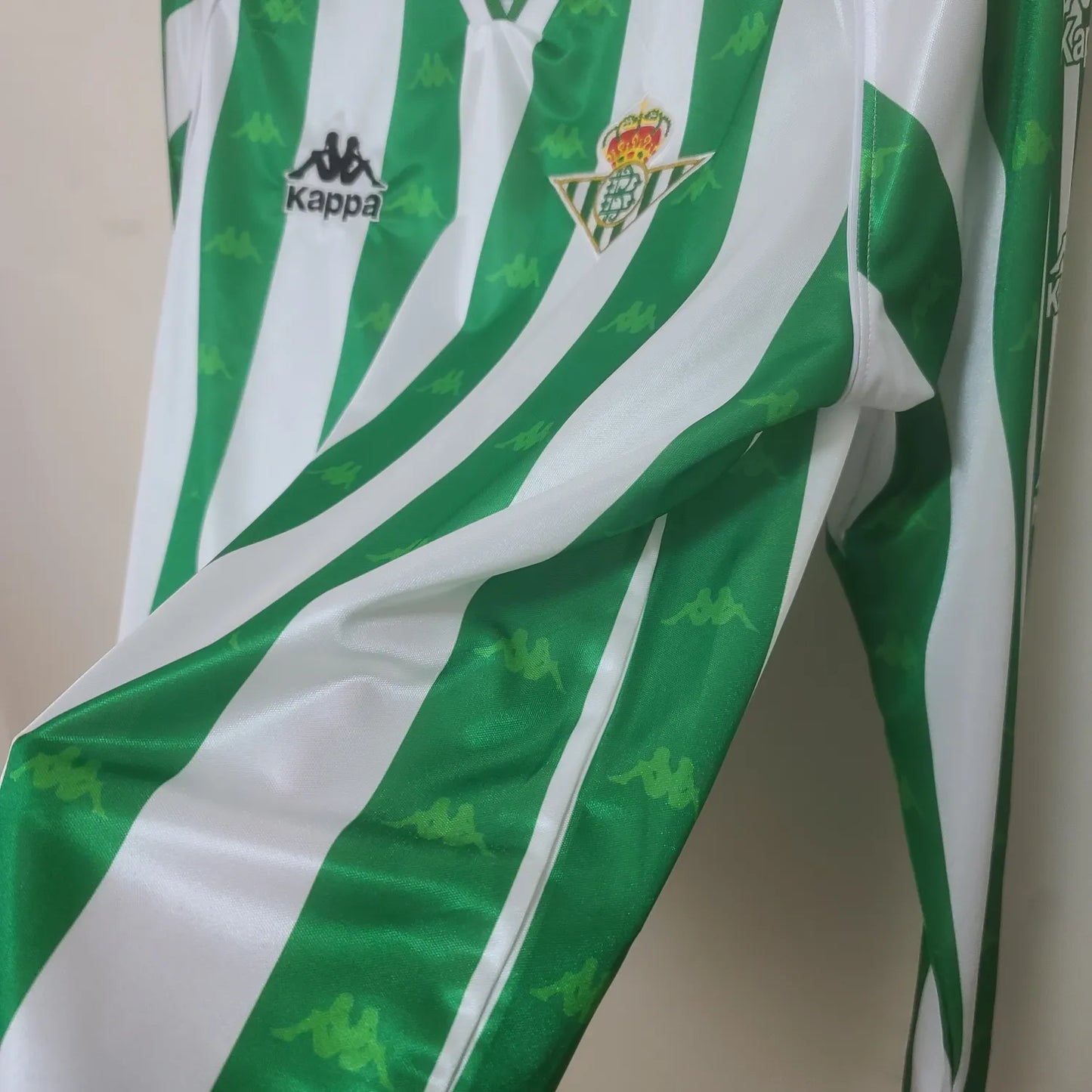 95-97 Real Betis Home Long Sleeve Retro Jersey