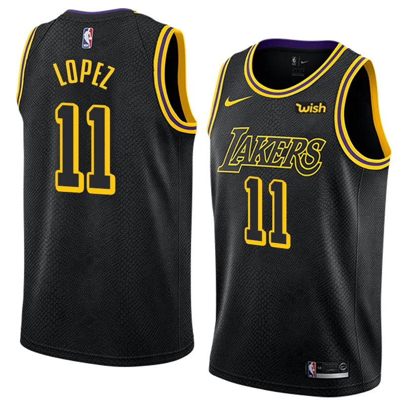 Lakers Mamba Black Hot Pressed Jersey