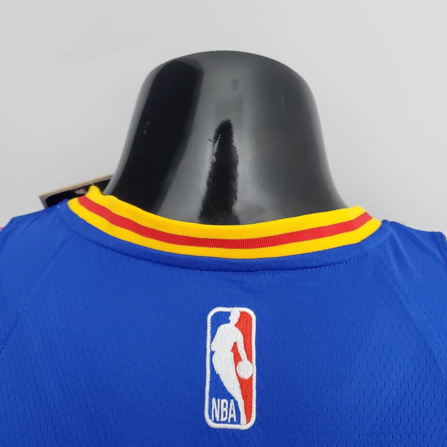 75th Anniversary Green#23 Warriors Vintage Blue NBA Jersey