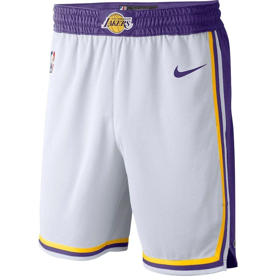 Lakers Retro Round Neck Hot Pressed Jersey