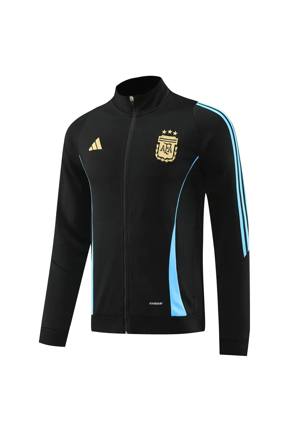2024 Argentina Black Jacket Tracksuit