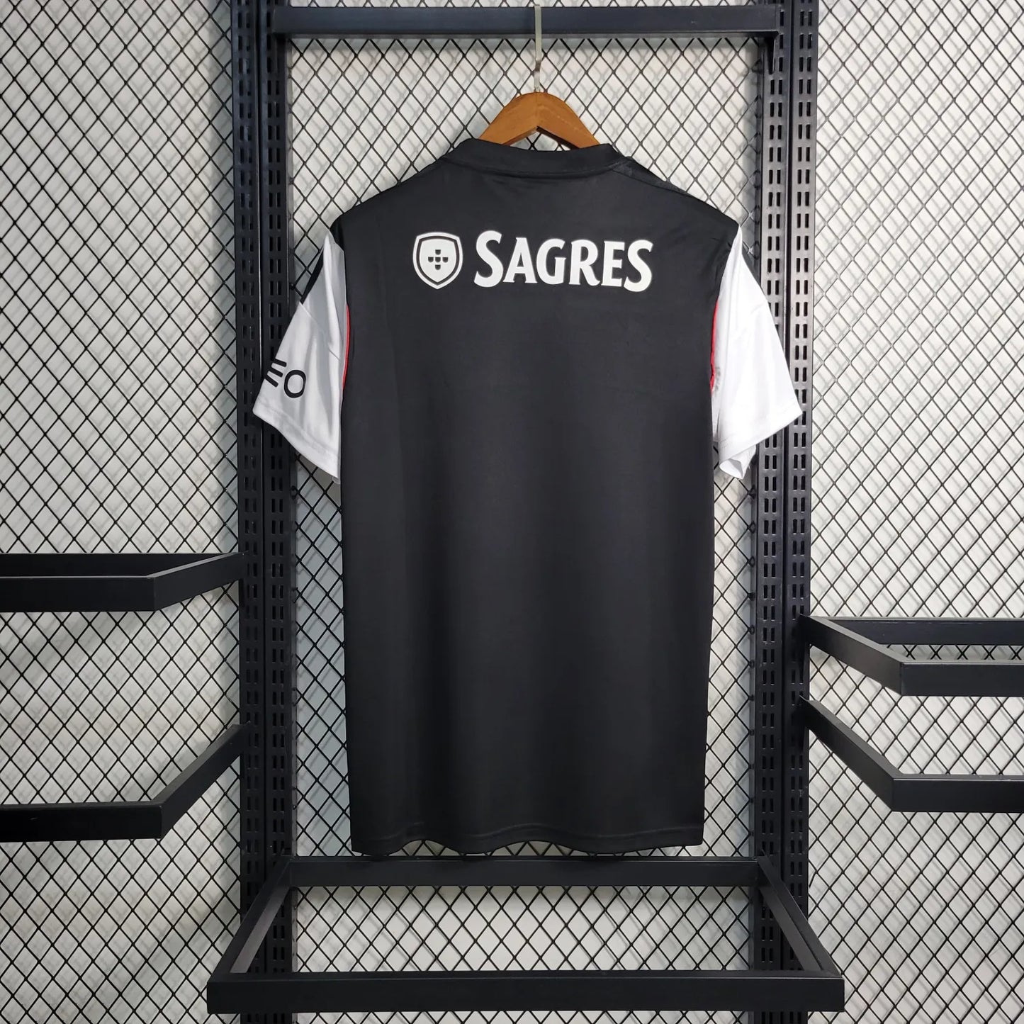 13-14 Benfica Black and White Retro Jersey
